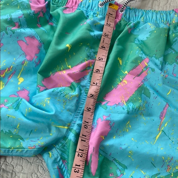 Boardies Apparel Color Splash Swim Shorts Lined Drawstring Waist Blue Pink Sz XL - Picture 11 of 15